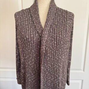ST. JOHN Gray Viscose Cardigan, Sz S